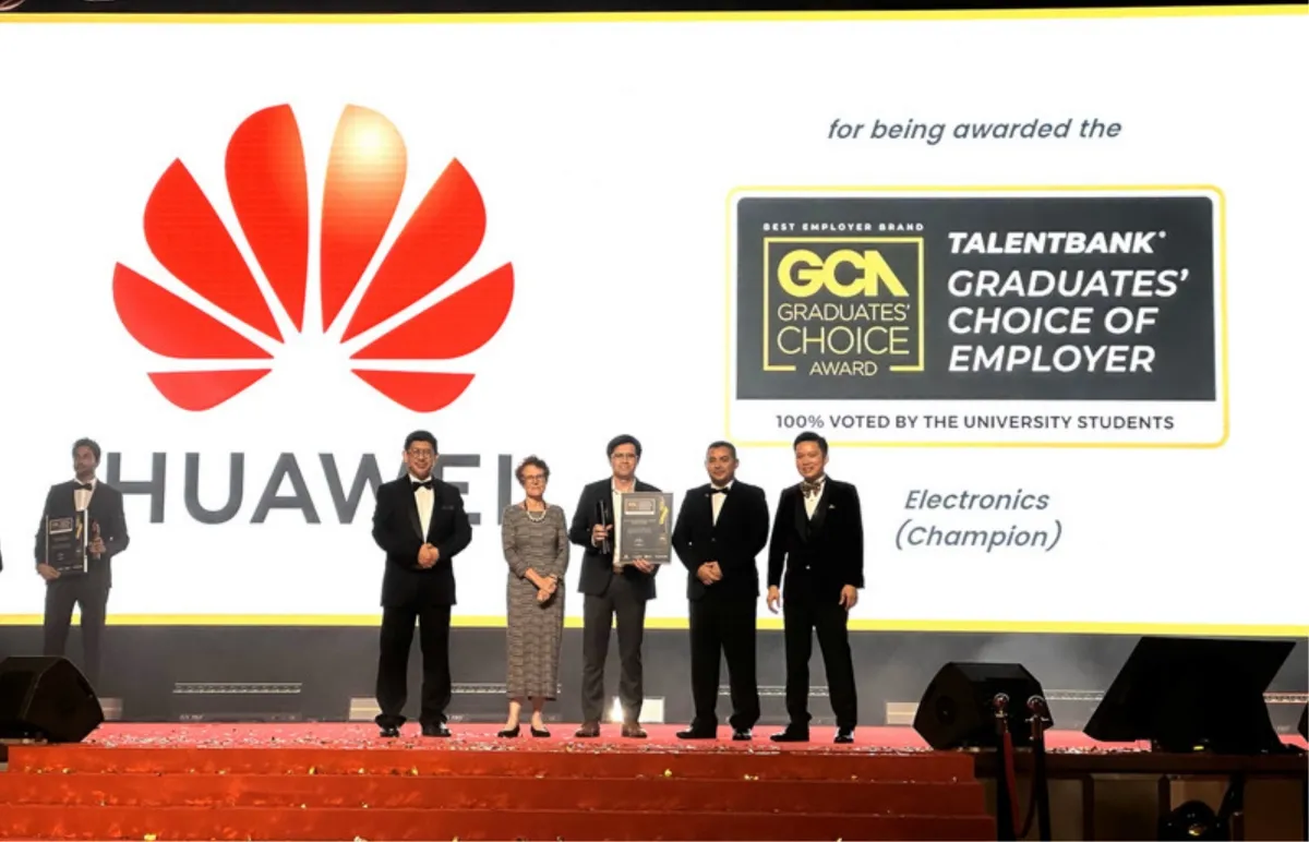 Huawei Malaysia recognised as best companies to work for at recent Employer Branding Award